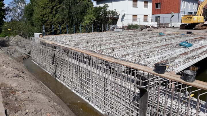 Ersatzneubau der Brücke über das Blexer Sieltief in Nordenham