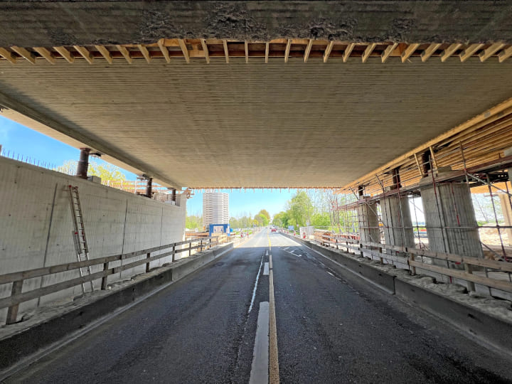 Brückenneubau an der Anschlussstelle Bremerhaven-Wulsdorf (A27)