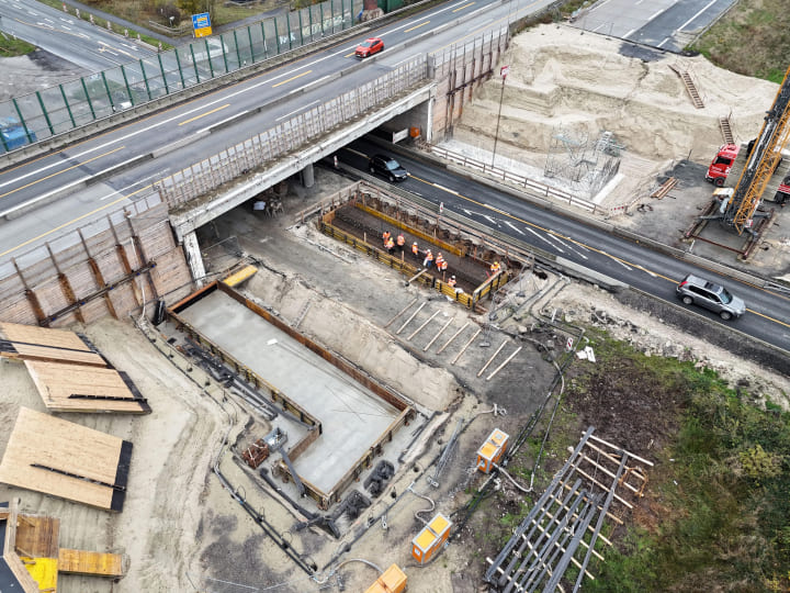 Brückenneubau an der Anschlussstelle Bremerhaven-Wulsdorf (A27)