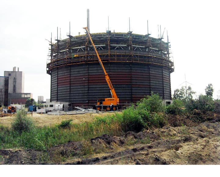 Neubau Gasometer für ArcelorMittal in Bremen